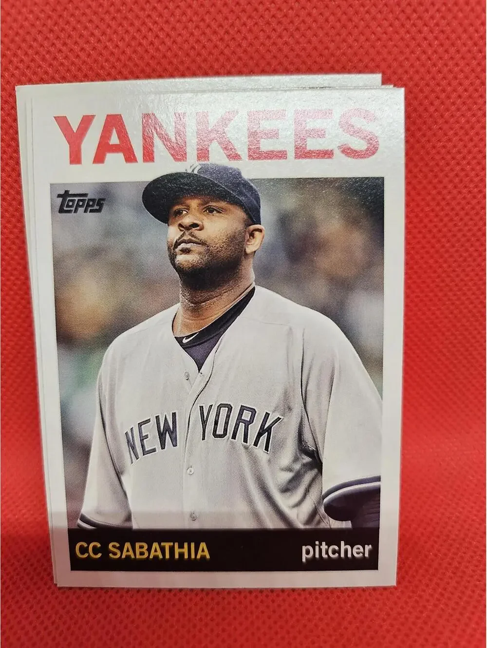 CC Sabathia - 2025 Topps Archives #15 - Yankees - RAW mint